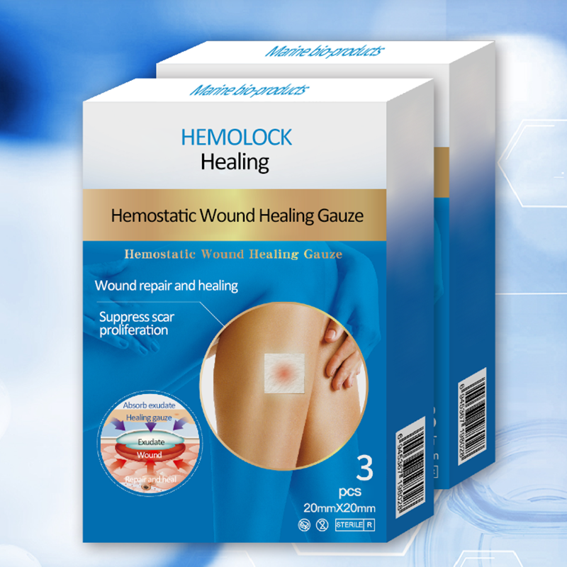 Hemolock Hemostastic Wound Healing Gauze